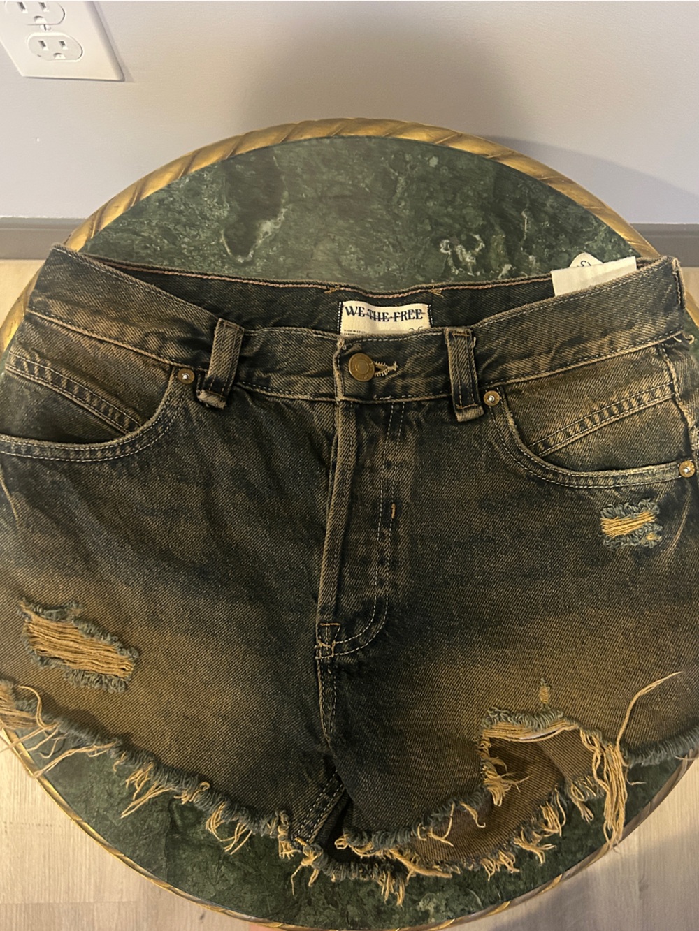 Free People We The Free Now or Never Denim Shorts